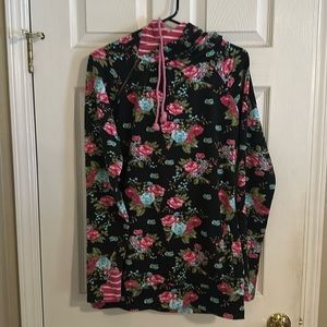 Ampersand Ave floral hoodie
